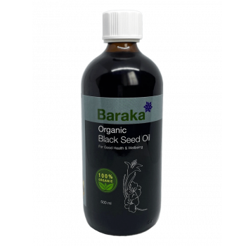 Органічна Олія Чорного Кмину Baraka, скло 500мл